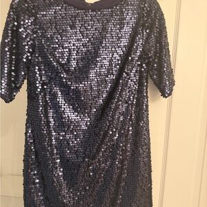 Purple Sequin Dress